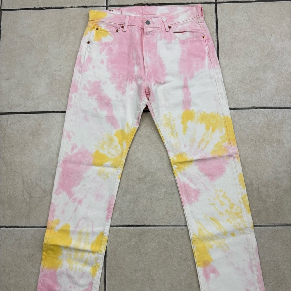 Levi’s 501 ‘93 Tie Dye Denim Jeans Size 31x34